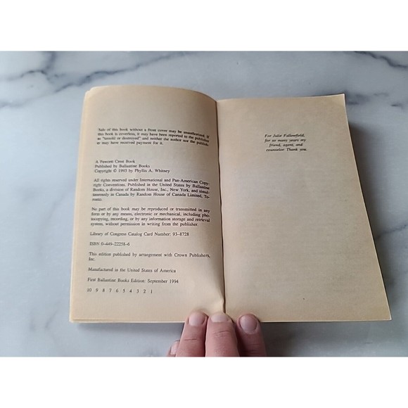 Star Flight by Phyllis A. Whitney (1994, Mass Market) - Picture 4 of 10